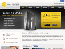 Tablet Screenshot of delhiwebstore.com